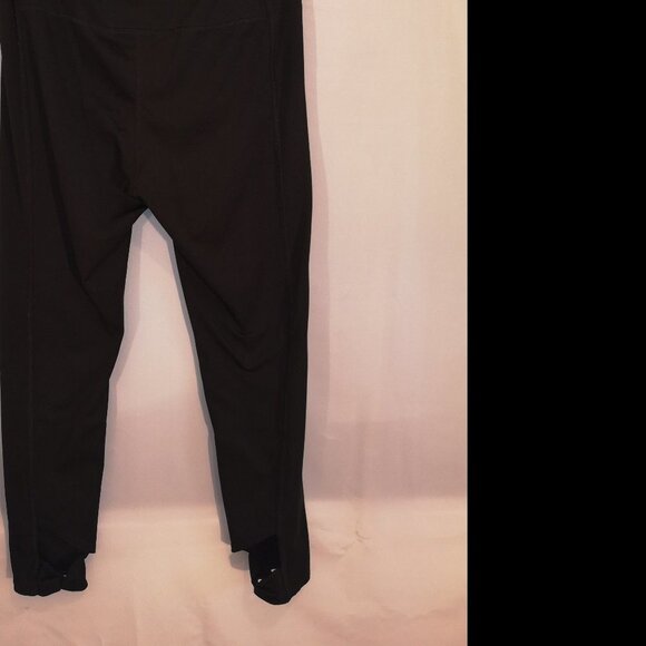 Athletic Works Dri More Ladies Ankle Length Black Leggings - Picture 2 of 5